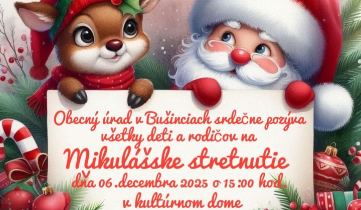 1. fotografia fotogalérie Aktuality / Mikuláš 06.decembra o 15:00 hod. - foto