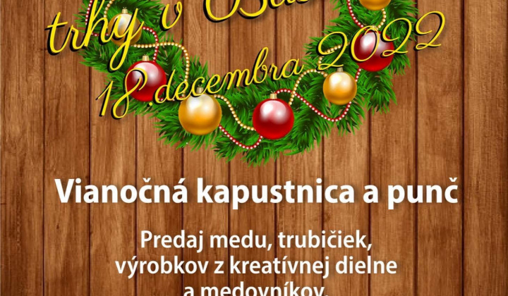 1. fotografia fotogalérie Aktuality / Vianočné trhy v Bušinciach 18.decembra 2022 o 15:30 hod. - foto