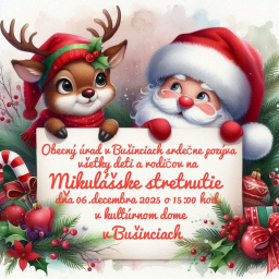Mikuláš 06.decembra o 15:00 hod.