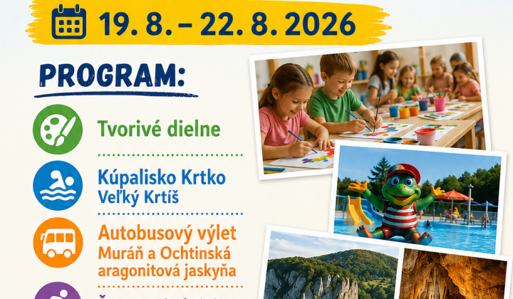 Fotka - Letný tábor v Bušinciach 19.8.2026- 22.8.2026